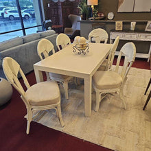 Load image into Gallery viewer, Dine Table w/6 Chairs Stucco Finish