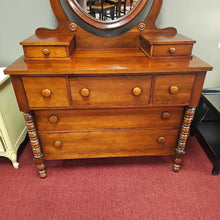 Load image into Gallery viewer, Davis Cherry Wood Dresser w/Mirror