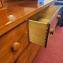 Load image into Gallery viewer, Davis Cherry Wood Dresser w/Mirror