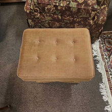 Load image into Gallery viewer, Tan Upholstered Ottoman