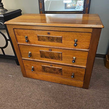 Load image into Gallery viewer, Antique Walnut 3 Drawer Chest
