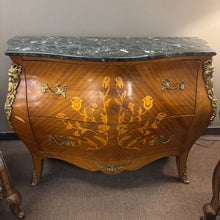 Load image into Gallery viewer, 2 Drawer Bombay Chest w/Marble Top