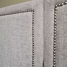 Load image into Gallery viewer, 3 Panel Grey Upholstered Screen