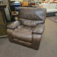Load image into Gallery viewer, Brown Leather Power Recliner