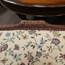 Load image into Gallery viewer, Wood Trim Upholstered Vintage Sofa