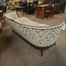 Load image into Gallery viewer, Wood Trim Upholstered Vintage Sofa