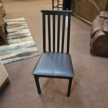 Load image into Gallery viewer, Black Chair w/Cushion Seat