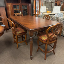 Load image into Gallery viewer, Table w/ 4 Swivel Chairs and 1 Leaf