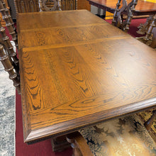 Load image into Gallery viewer, Table w/ 6 Upholstered Chairs and 1 leaf