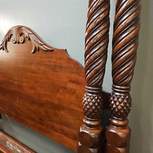 Load image into Gallery viewer, Ethan Allen Queen 4 Poster Bed