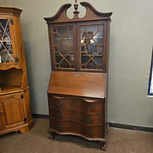 Load image into Gallery viewer, Vintage Secretary Bookcase