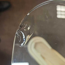Load image into Gallery viewer, Glass Top Swan Base Dinning Table (as is)
