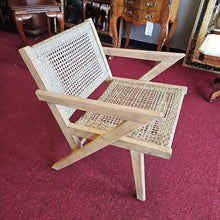 Load image into Gallery viewer, Pr. of Wood Frame/Wicker Chairs