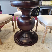 Load image into Gallery viewer, Glass Top Pedestal Dining Table