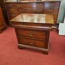 Load image into Gallery viewer, 2 Drawer Wood Night Stand
