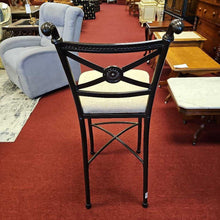 Load image into Gallery viewer, Pair Metal Frame Bar Stools