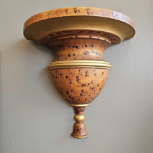 Load image into Gallery viewer, Brown &amp; Gold Sconce