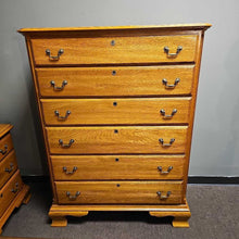 Load image into Gallery viewer, Kincaid Oak 6 Drawer Chest