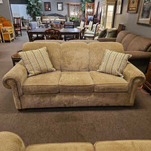 Load image into Gallery viewer, Flexsteel Tan Sofa w/ Pillows