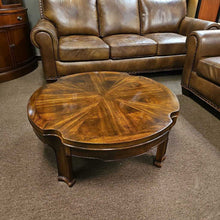 Load image into Gallery viewer, Heavy Wood Round Coffee Table