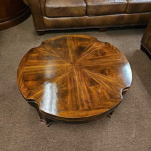 Load image into Gallery viewer, Heavy Wood Round Coffee Table