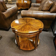 Load image into Gallery viewer, Heavy Wood Round End Table