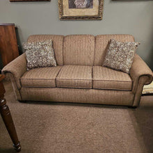 Load image into Gallery viewer, Flexsteel Brown Sofa w/Pillows