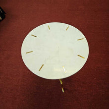 Load image into Gallery viewer, Round Stone Top End Table