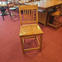 Load image into Gallery viewer, Oak Bistro Table w/Butterfly Leaf &amp; 4 Chairs