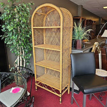 Load image into Gallery viewer, Vintage Wicker Etagere
