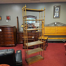 Load image into Gallery viewer, Vintage Metal Display Cabinet w/6 Shelves