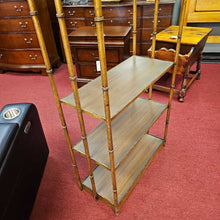 Load image into Gallery viewer, Vintage Metal Display Cabinet w/6 Shelves