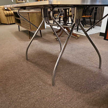 Load image into Gallery viewer, MCM Green Formica Drop Leaf Kitchen Table