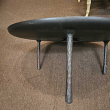 Load image into Gallery viewer, Black Round Metal Coffee Table