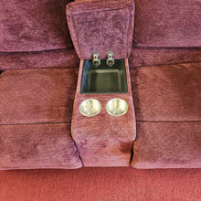 Load image into Gallery viewer, Burgundy Dual Rocker/Recliner