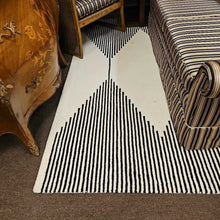 Load image into Gallery viewer, Surya Black/White Wool Rug
