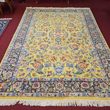 Load image into Gallery viewer, Yellow &amp; Blue Floral Area Rug