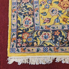 Load image into Gallery viewer, Yellow &amp; Blue Floral Area Rug