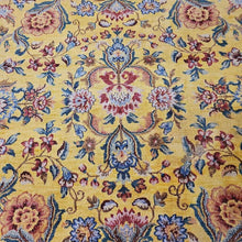 Load image into Gallery viewer, Yellow &amp; Blue Floral Area Rug