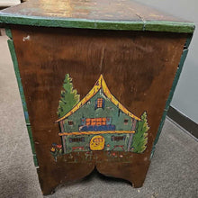 Load image into Gallery viewer, Vintage Folk Art Blanket Chest