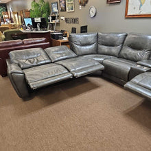 Load image into Gallery viewer, Leather Reclining Sectional