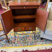 Load image into Gallery viewer, 2 Shelf/2 Drawer Painted Cabinet