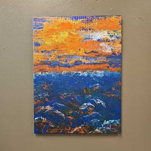 Load image into Gallery viewer, Original Canvas Art "Bronze Sun #1"
