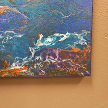 Load image into Gallery viewer, Original Canvas Art "Bronze Sun #1"