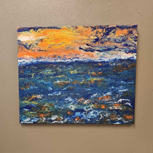 Load image into Gallery viewer, Original Canvas Art "Bronze Sun #2"