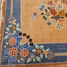 Load image into Gallery viewer, Chinese Wool &amp; Silk Deco Hand-Knotted Rug