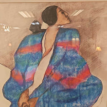 Load image into Gallery viewer, Lady With Blue Blanket by R.C. Gorman