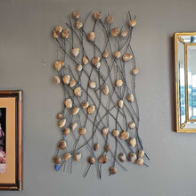 Load image into Gallery viewer, Wire Leaf Art