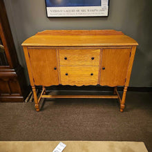 Load image into Gallery viewer, Small Oak Sideboard w/2 Drawer/2 Door