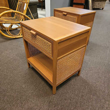 Load image into Gallery viewer, Caned Accent Table/1 Drawer